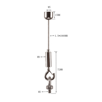 Système de suspension pour panneau lumineux LED MAIJIE MJ-8, câble en acier inoxydable 304, kit de suspension au plafond, longue durée de vie, personnalisable
