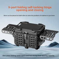 Baúl Trasero Multifuncional de Aleación de Aluminio para Motocicleta de 45L, 55L, 65L, con Placa Base Portátil y Caja Superior Eléctrica