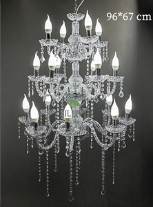 Đám cưới mới pha lê 8 + 6 + 4 Acrylic Đèn chùm đám cưới hội trường trần ánh sáng trang trí Auditorium cửa sổ treo đồ trang trí - Product Image 4