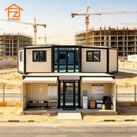 Maison conteneur modulable ignifuge, coupe-vent et étanche, conçue pour les dortoirs de travailleurs, adaptée aux infrastructures du Moyen-Orient