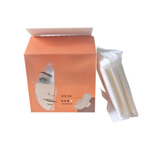 Nouvelles serviettes hygiéniques écologiques respirantes en boîte en papier, douces, haute absorption, protection anti-fuites, en tissu non tissé - Product Image 1