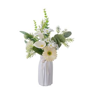 ของตกแต่งผนังรูปตัวอักษรโมริโน ดอกไม้ประดิษฐ์ สำหรับตกแต่งบ้านและงานแต่งงาน ช่อดอกไม้พลาสติกและหวายสาน สำหรับใช้งานกลางแจ้ง รุ่น CF02107 - Product Image 4