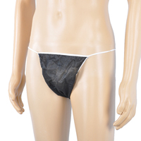 Spa jetable Sexy T-string Culotte string non tissée Sous-vêtements sexy String Usine PP Voyage pour les femmes