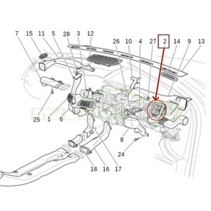 Pour Maserati Graturismo <span class=keywords><strong>Grancabrio</strong></span> <span class=keywords><strong>MC</strong></span> 4200CC 4700CC évent latéral gauche ou droit OEM 68238500 - Product Image 5