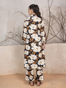 Nouvelle Collection : Ensembles en Coton Viscose 100% à Imprimé Floral (Haut et Pantalon) pour Femme – Style Ethnique, Idéal pour Fêtes et Toutes Saisons – Fournisseur Indien - Product Image 4