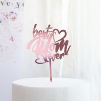 Ins-Style Acryl Muttertags-Kuchenaufsatz Kuchendekoration Lieferant
