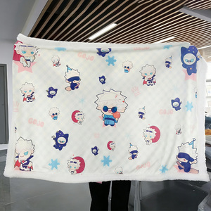 ผ้าคลุมเตียงสัตว์เลี้ยงขนาดใหญ่ พิมพ์ลายหรูหราตามสั่ง ขนเฟอร์เทียมเชอร์ปา นุ่มพิเศษ ผ้าห่มสุนัขแบบกำหนดเองได้ - Product Image 6