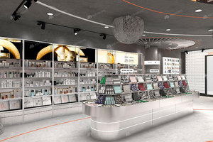 22-sylls-một cửa hàng làm đẹp tủ trưng bày Bạc chải loạt thép không gỉ thiết kế cửa hàng mỹ phẩm cho cửa hàng bán lẻ phù hợp - Product Image 6