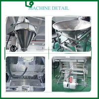 Machine de remplissage et d'emballage verticale automatique de sachets à fermeture éclair horizontale, avec scellage arrière, pour poudre de haute précision, Sunyex