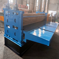 Máquina de Fabricación de Láminas Metálicas Delgadas de Acero, Fácil de Operar, Máquina Perfiladora de Láminas para Techos Corrugados de Barril Horizontal