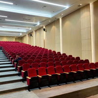 Lutrins d'église, auditoriums d'école et de théâtre sièges pliants salles de conférences luxueuses tables et chaises en rangée