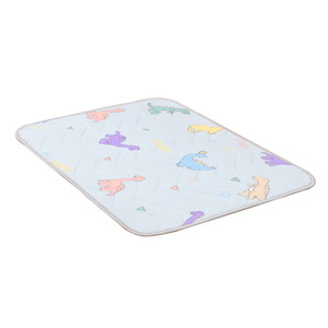 <b>Cooling</b> Silk Pet Mat Rectangle Breathable Summer Dog Cat Bed Wavy Design For Pets - Product Image 3