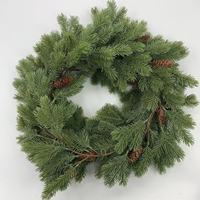 Décoration de Noël Artisanale Écologique en PE pour la Maison : Guirlande de Fruits Artificiels à Suspendre à la Porte ou au Mur, Pin de Noël