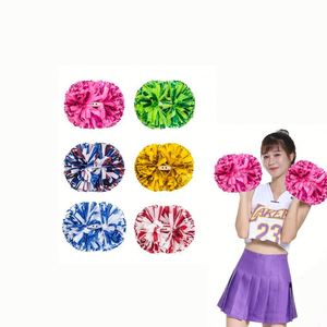 Pompones Personalizados con Diseño de Color para Animadoras, Pompones Escolares para Niñas - Product Image 2