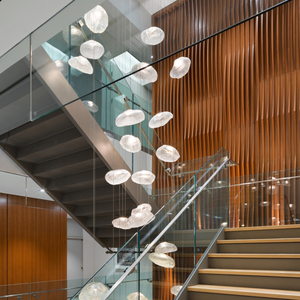 Lampadario Moderno in Vetro Artistico AB per Interni, Design Unico e Combinabile Liberamente, per Casa e Hotel - Product Image 5