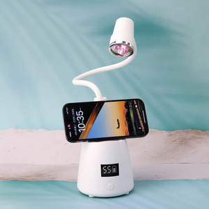 Nueva Lámpara <span class=keywords><strong>de</strong></span> Uñas UV LED <span class=keywords><strong>de</strong></span> Escritorio <span class=keywords><strong>de</strong></span> 18W, Giratoria 360°, Inalámbrica, Recargable, para Uso Doméstico <span class=keywords><strong>con</strong></span> Almacenamiento <span class=keywords><strong>de</strong></span> Silicona - Product Image 5