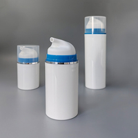 30ml 50ml 80ml 100ml 120ml 150ml 200ml Bouteille à pompe sans air en plastique Distributeur de pompe à sérum lotion Bouteille sans air sous vide