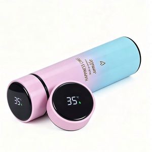 LED Temperature Display Thermal Bottle Stainless Steel <b>Smart</b> Water Bottle Double Wall Vacuum Insulated Flask Water Bottle - Product Image 1