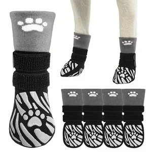 Calcetines Impermeables Antideslizantes para Mascotas, Protectores de Patas para Perros Medianos y Grandes, Universales para Perros y Gatos, Venta Caliente Transfronteriza - Product Image 5