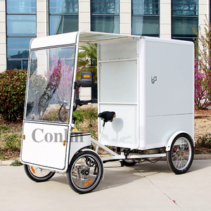 Tout nouveau vélo électrique 4 roues pour adultes vélo cargo commercial vélo cargo à quatre roues à vendre - Product Image 5