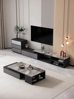 Meuble TV et Table Basse Scandinaves Rétractables Modernes Simples pour Salon (Vente en Gros)