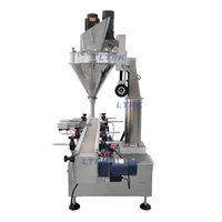 Machine de remplissage automatique de poudre sèche pour cosmétiques, café et épices, avec vis sans fin, pour petites entreprises