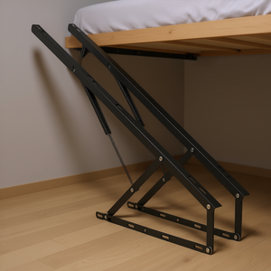 Herrajes para Cama Abatible de Acero 59x71 Pulgadas, Mecanismo Plegable DIY para Muebles de Dormitorio - Product Image 2