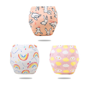 Pantalones de Entrenamiento para Ir al Baño DOU YI, de Algodón Puro, Premium, Impermeables, Lavables, con Estampado 3D, Anti-Fugas, para Niños y Niñas - Product Image 1