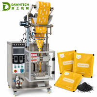 Machine d'emballage automatique de poudre à vis sans fin, machine d'emballage de sachets à quatre soudures latérales pour poudre de cacao, café, thé, masque facial perlé