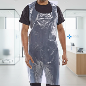 Delantal Desechable de CPE para Hospital, Cuidado <span class=keywords><strong>en</strong></span> el Hogar y Exámenes Médicos - Product Image 1