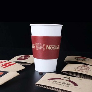 Tazas de papel reutilizables <span class=keywords><strong>para</strong></span> <span class=keywords><strong>llevar</strong></span> café, café caliente marrón, con tapas desechables, 12 oz - Product Image 6