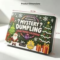 Calendrier de l'Avent Squishy de Noël 2026, Calendrier de compte à rebours de 24 et 25 jouets Squishy surprise, Boîte cadeau mystère de Noël
