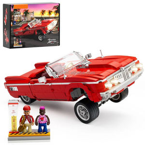 Lumibricks L9093 à collectionner Low Rider blocs de construction mécanique saut <span class=keywords><strong>Lowrider</strong></span> voiture bricolage assemblage briques jouet - Product Image 1