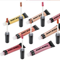 Palette de fards à paupières personnalisée, haute tenue des couleurs, imperméable, monochrome, tons bruns, palette de fards à paupières de marque propre
