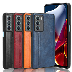 Funda protectora de cuero PU con patrón de piel de vaca ligera para <span class=keywords><strong>Motorola</strong></span> <span class=keywords><strong>Moto</strong></span> <span class=keywords><strong>G200</strong></span> 5G/<span class=keywords><strong>Moto</strong></span> Edge S30 funda trasera - Product Image 2