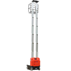 4m 18m Electric <b>Vertical</b> Hydraulic <b>Mast</b> <b>Lifts</b> Single Aluminum Alloy <b>Mast</b> <b>Lift</b> for Aerial Work - Product Image 6