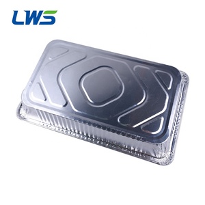 Plateaux en étain Rectangle Pleine Taille Contenants De Cuisson <span class=keywords><strong>Plat</strong></span> À Tarte Bbq Grill Plaque 9700ml <span class=keywords><strong>Grand</strong></span> Papier D'<span class=keywords><strong>aluminium</strong></span> 21x13 <span class=keywords><strong>Aluminium</strong></span> Alimentaire Accepter - Product Image 2