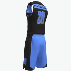 Latest Fashion Soft Comfortable Custom Logo Black Letter Pattern Sleeveless Sports Men's Basketball Jerseys