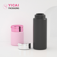 Flacon en plastique cosmétique 30g 50g 1oz HDPE, distributeur de poudre de talc pour bébé, mini flacon portable pour poudre de protéines, emballage