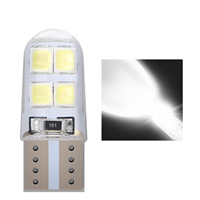 Nueva Bombilla LED YD T10 W5W 3030 4SMD de Gel de Sílice, 12V, Impermeable, con Luz Estroboscópica Intermitente para Matrícula, Puerta y Otros Usos en el Automóvil