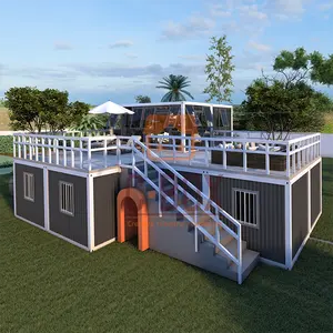 Seaside Temporary Rental Villas Holiday Homes Desgin Show Prefab Office Building Project Solution Prefabricated Container House