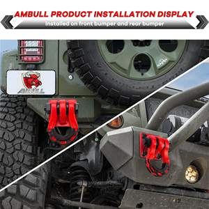 कैवेस माउंट बम्पर शेकल बोलर शेकल ब्रैकेट हम प्रकार धनुष शेकल सुरक्षा डी रिंग शेकल्स माउंट - Product Image 6