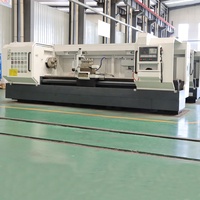 Tour CNC horizontal CE ISO9001 WOJIE CK6163, portée de 660 mm, longueur de 1500 mm, pour le traitement de grandes brides et de tuyaux métalliques