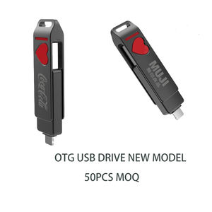 OTG Usb untuk Ponsel Pintar dan Pc, Flash Drive Usb Otg 8GB 16GB 32GB 64GB 128GB <span class=keywords><strong>Promo</strong></span> Kustom - Product Image 4