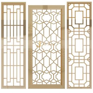 EX194 Modern Indoor Outdoor Stainless Steel Partition MultiFunctional <b>Decorative</b> Laser Cut Metal <b>Screen</b> Room Dividers - Product Image 6
