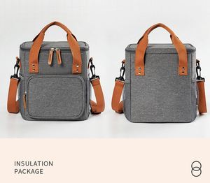 Reusable Office <b>Lunch</b> Bag Work School Picnic Beach Leakproof <b>Lunch</b> <b>Box</b> Freezable Cooler Bag <b>for</b> Men and <b>Women</b> - Product Image 2