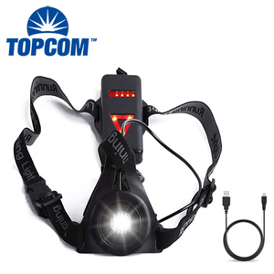 Lumières de poitrine 36 led, rechargeable par USB, course de <span class=keywords><strong>nuit</strong></span>, d'avertissement, vêtements pour la photographie sportive, 3 Modes - Product Image 2