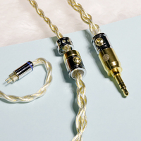 Câble de mise à niveau pour casque audio, coaxial équilibré, blindé, pour haut-parleurs, lecteurs DVD et moniteurs
