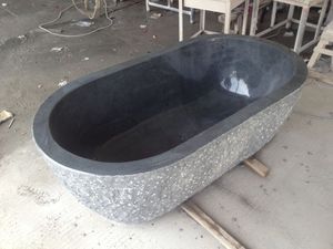 <span class=keywords><strong>Baignoire</strong></span> <span class=keywords><strong>en</strong></span> pierres naturelles, <span class=keywords><strong>granit</strong></span> <span class=keywords><strong>noir</strong></span> - Product Image 3