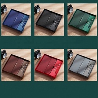 Coffret Cadeau Luxe pour Entreprises : Carnet et Stylo Signature, Reliure Cousue, Logo Personnalisé, Boîte Cadeau en PU pour Événements